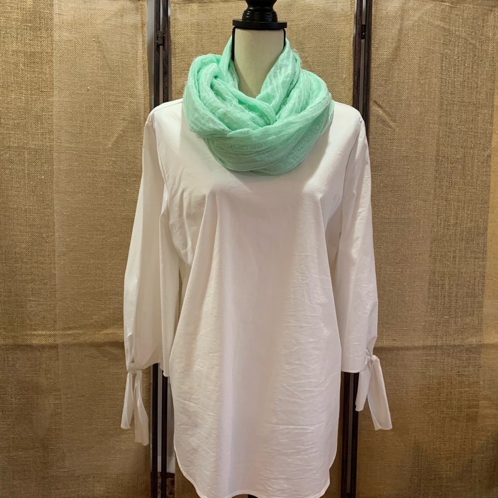 Charming Charlie Infinity Wrap- Mint Green